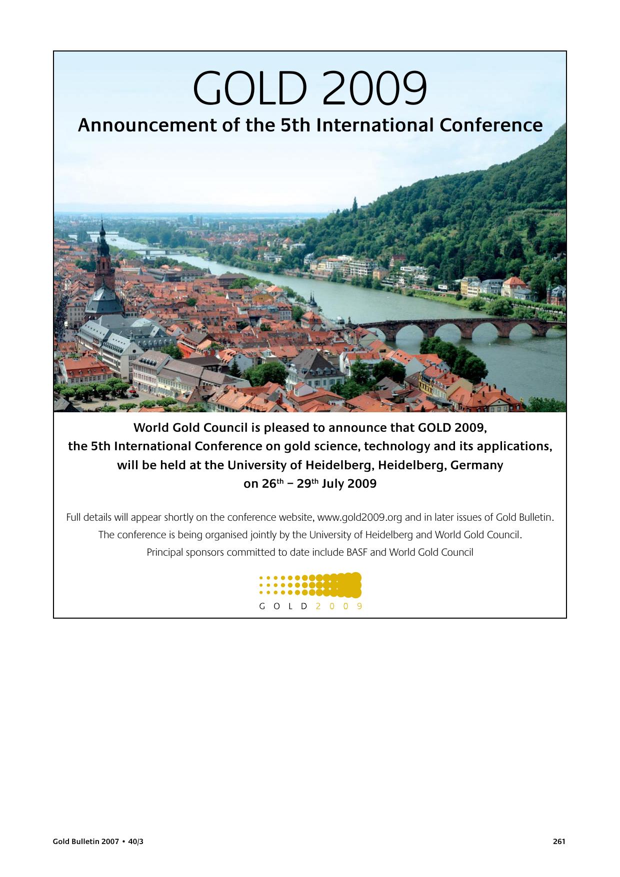 Announcement of the 5th International Conference by Unknown