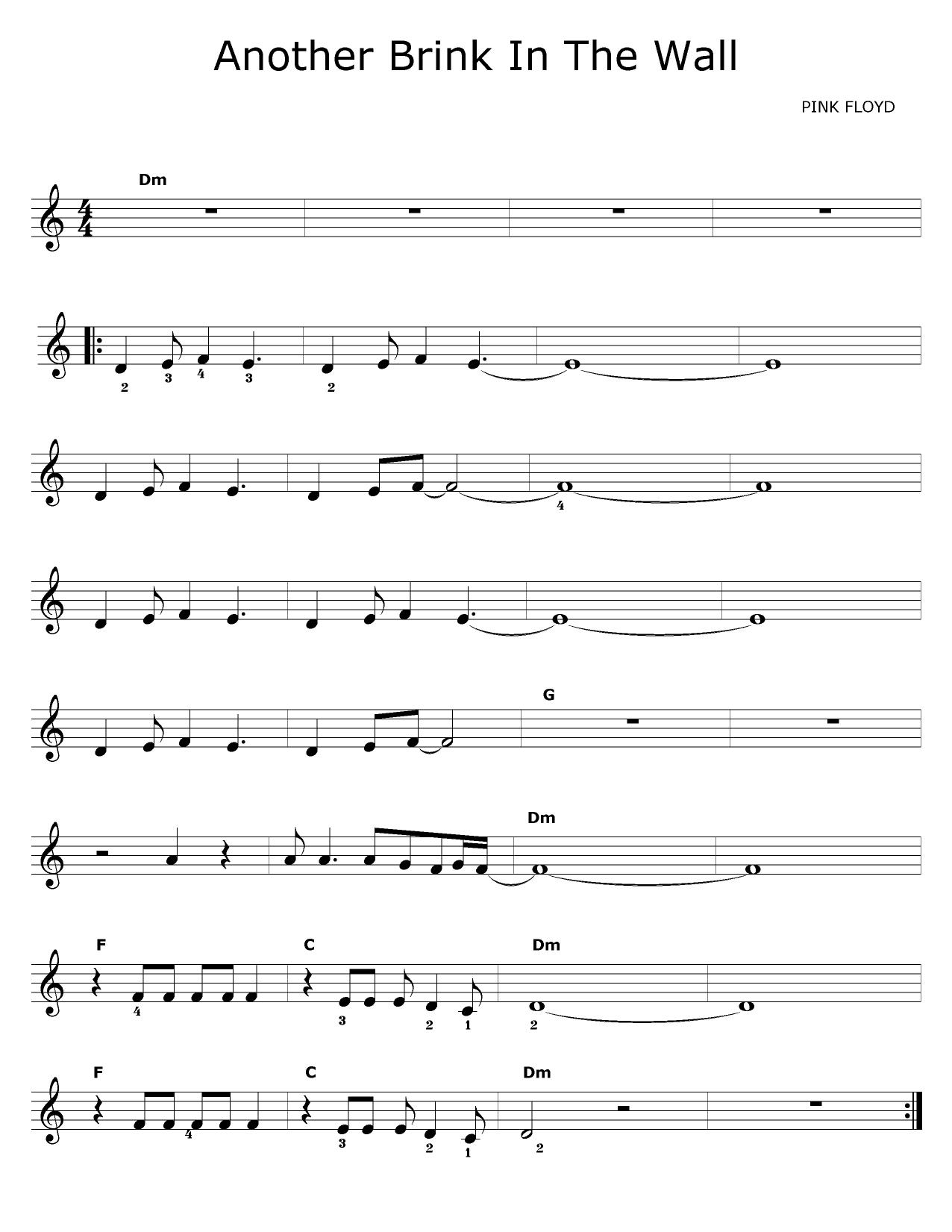 Another brink in the wall (Pink Floyd) by Unknown