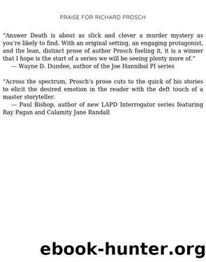 Answer Death by Richard Prosch