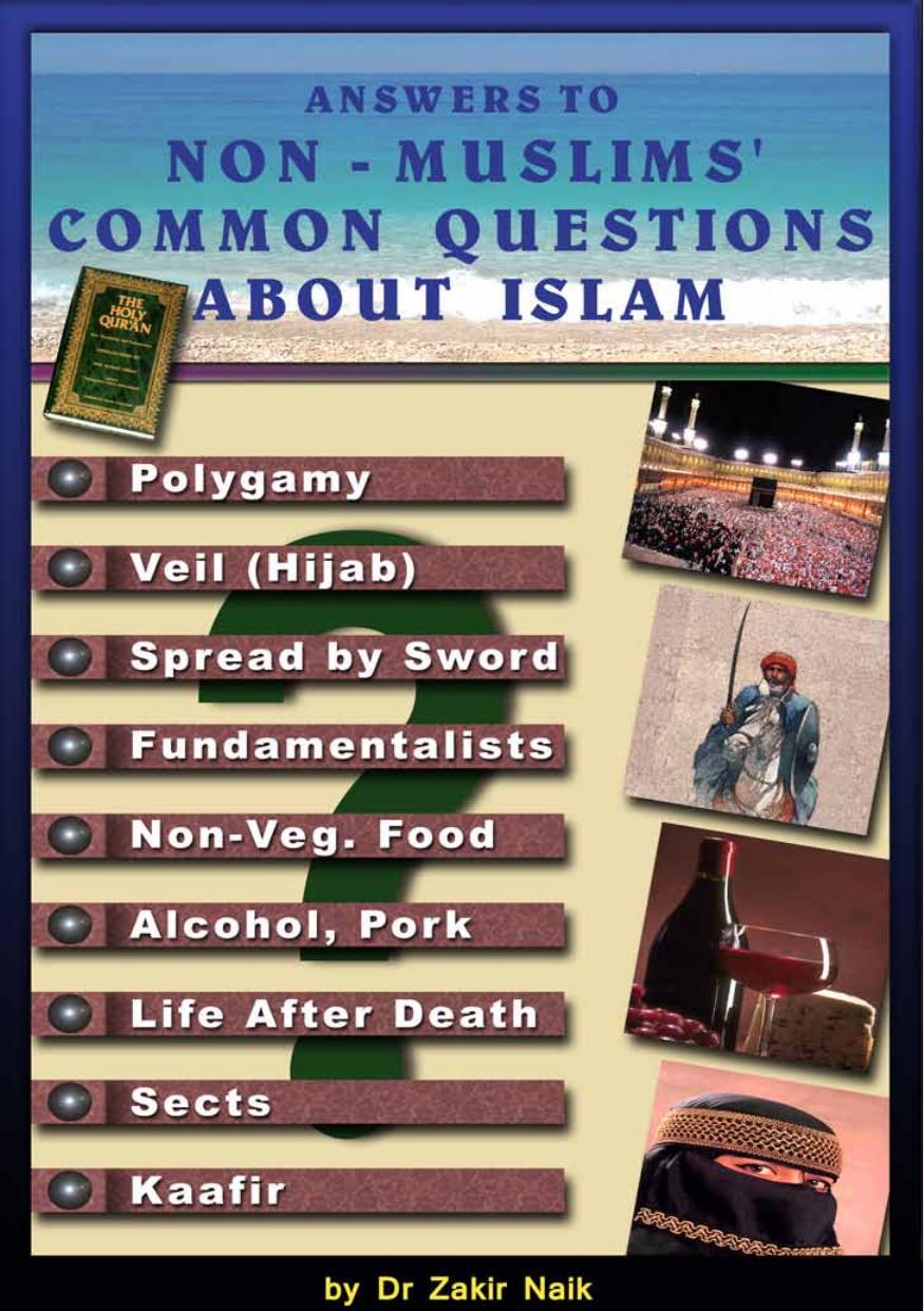 Answer To Non-Muslims 20 Common Questions about Islam by Unknown