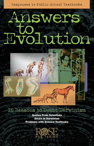 Answers to Evolution by Rose Publishing