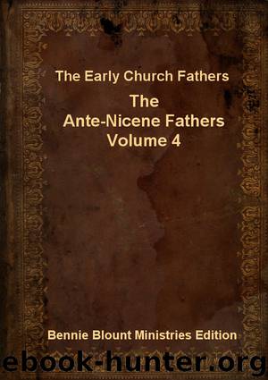 Ante-Nicene Fathers Volume 4 by Early Church Fathers