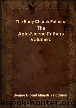 Ante-Nicene Fathers Volume 5 by Early Church Fathers