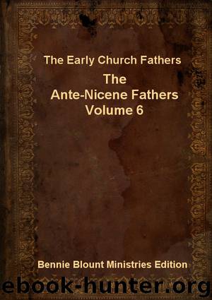 Ante-Nicene Fathers Volume 6 by Early Church Fathers