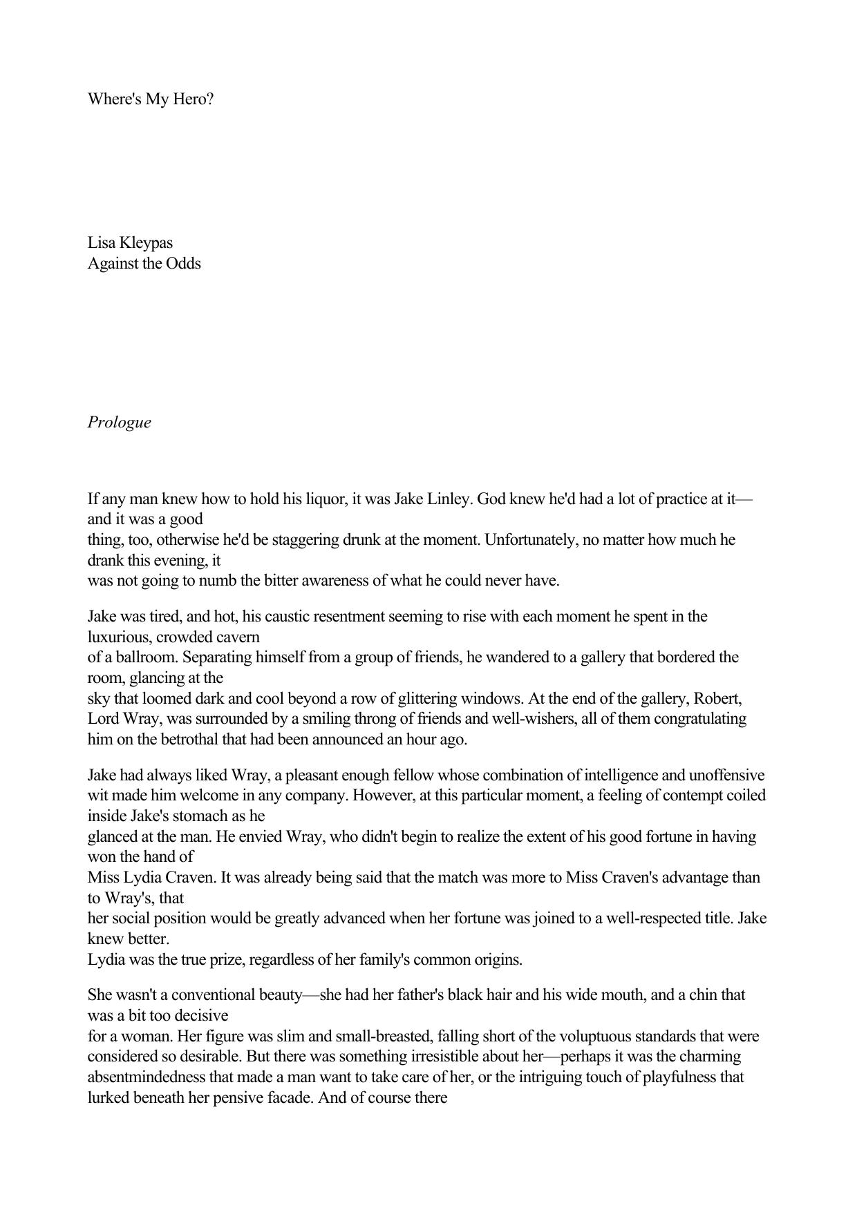 Anthology - Where's My Hero by Lisa Kleypas Kinley MacGregor Julia Quinn