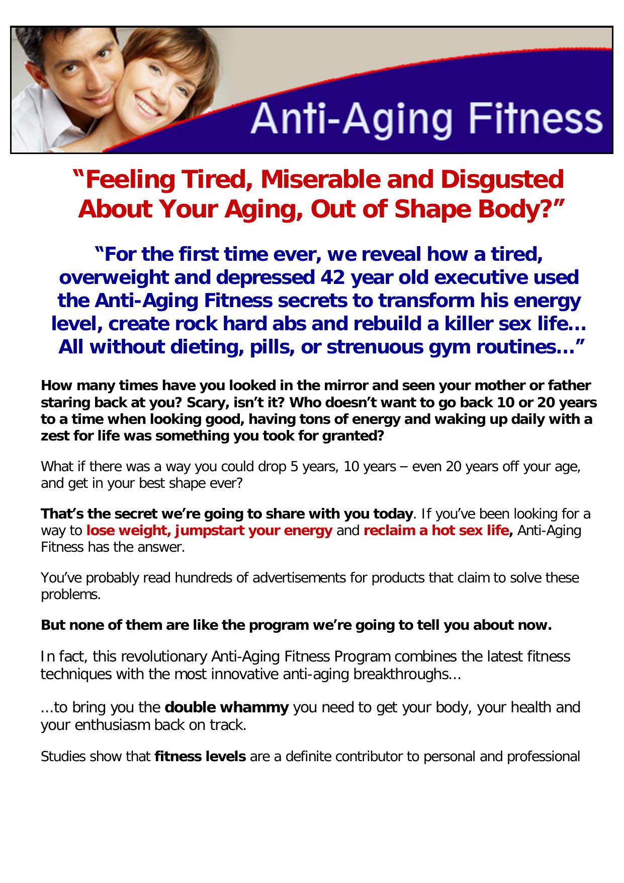 Anti-Aging Fitness Program. by Best of Kuszter's Collection