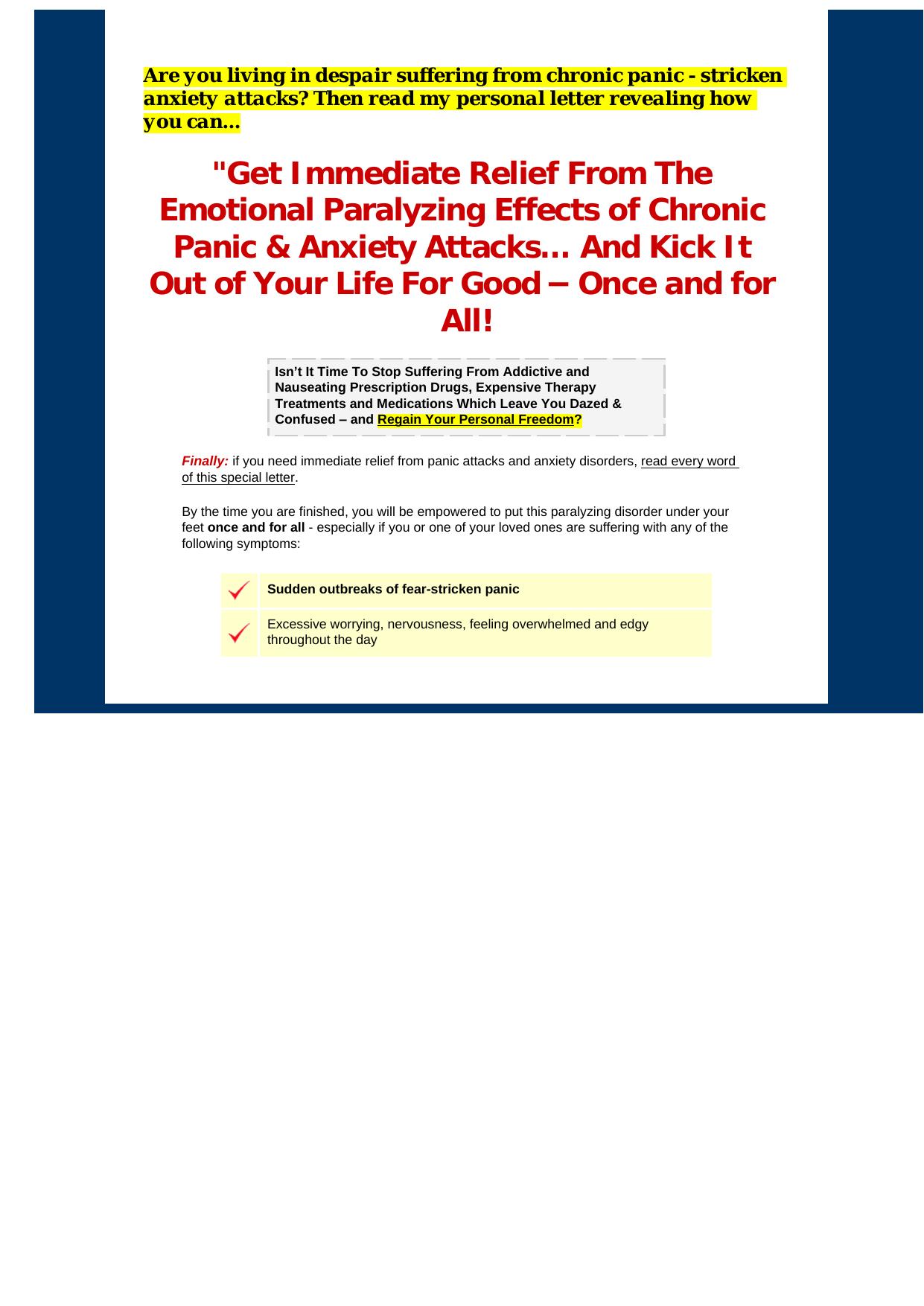 Anxiety & Panic Attacks-- Killer Conversions. by Best of Kuszter's Collection