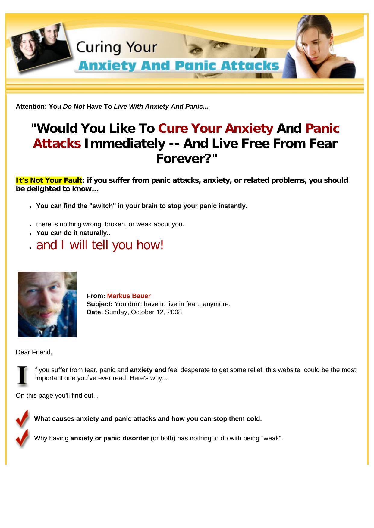 Anxiety And Panic Attacks Help Guide. by Best of Kuszter's Collection