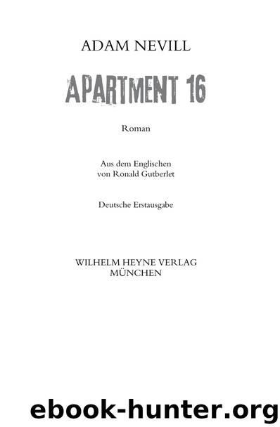 Apartment 16 - Nevill, A: Apartment 16 - Apartment 16 by Nevill Adam