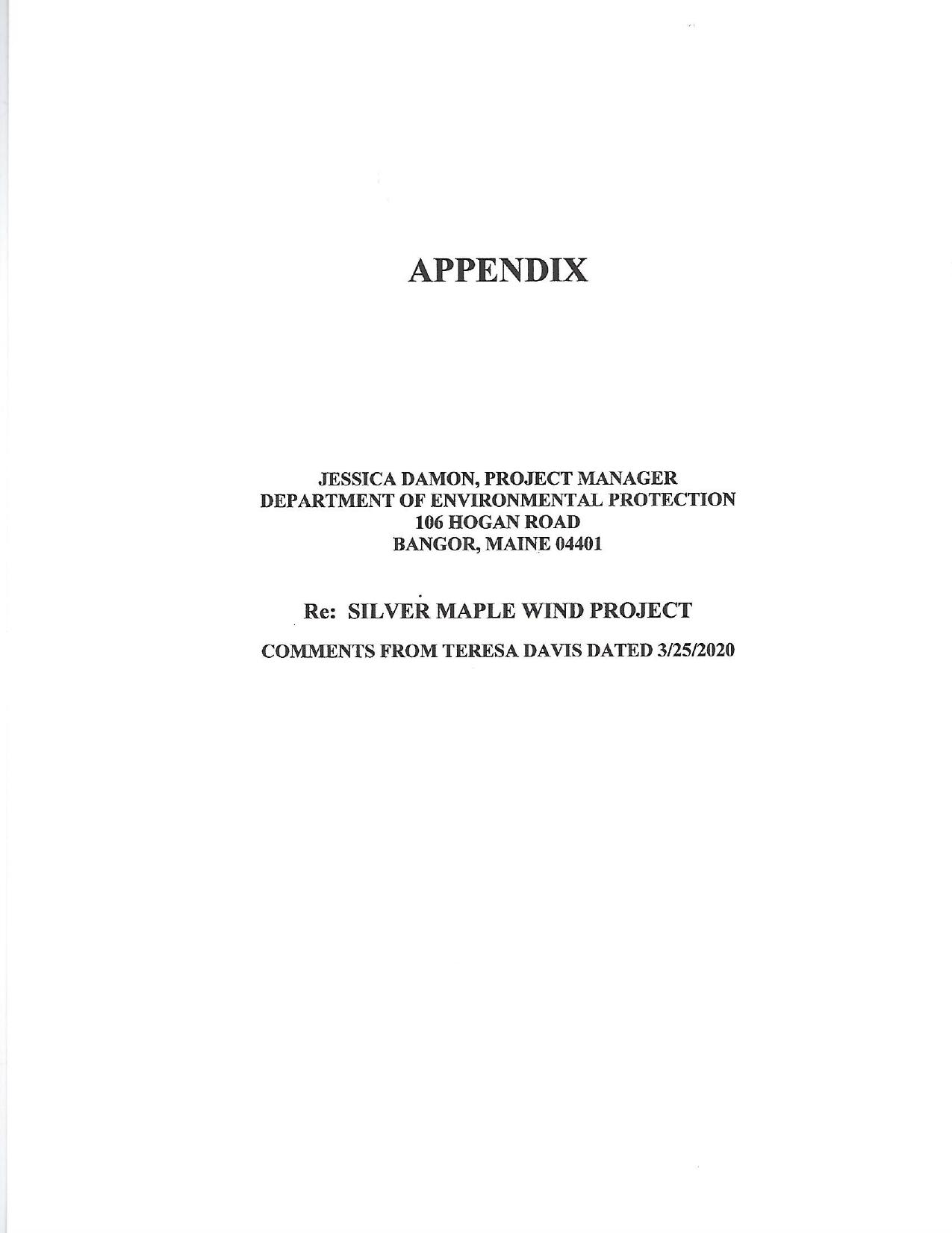 Appendix to Davis comments3.30.20 by Unknown