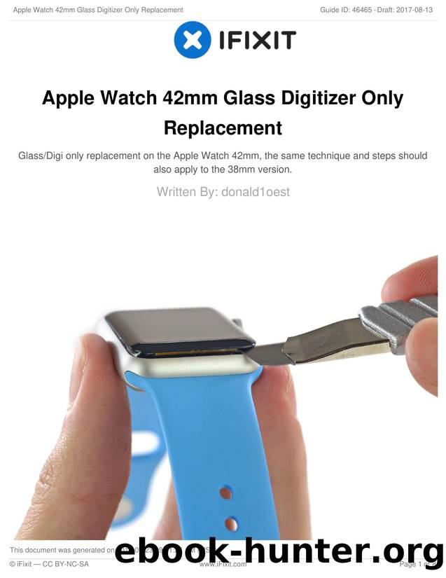 Apple Watch 42mm Glass Digitizer Only Replacement by Unknown