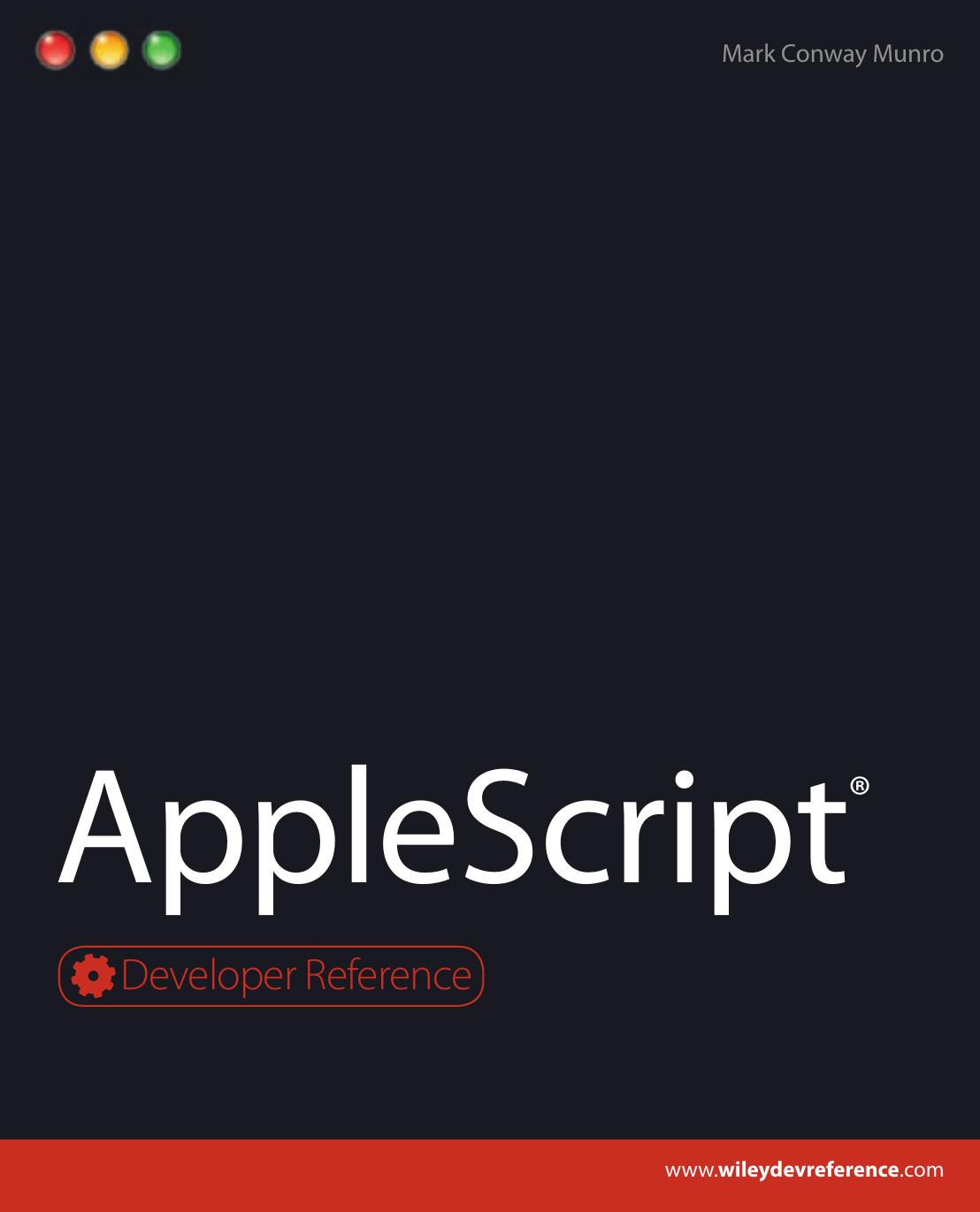 AppleScript by Mark Conway Munro