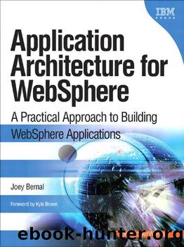 Application Architecture for WebSphere by Joey Bernal