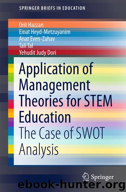 Application of Management Theories for STEM Education by Orit Hazzan Einat Heyd-Metzuyanim Anat Even-Zahav Tali Tal & Yehudit Judy Dori
