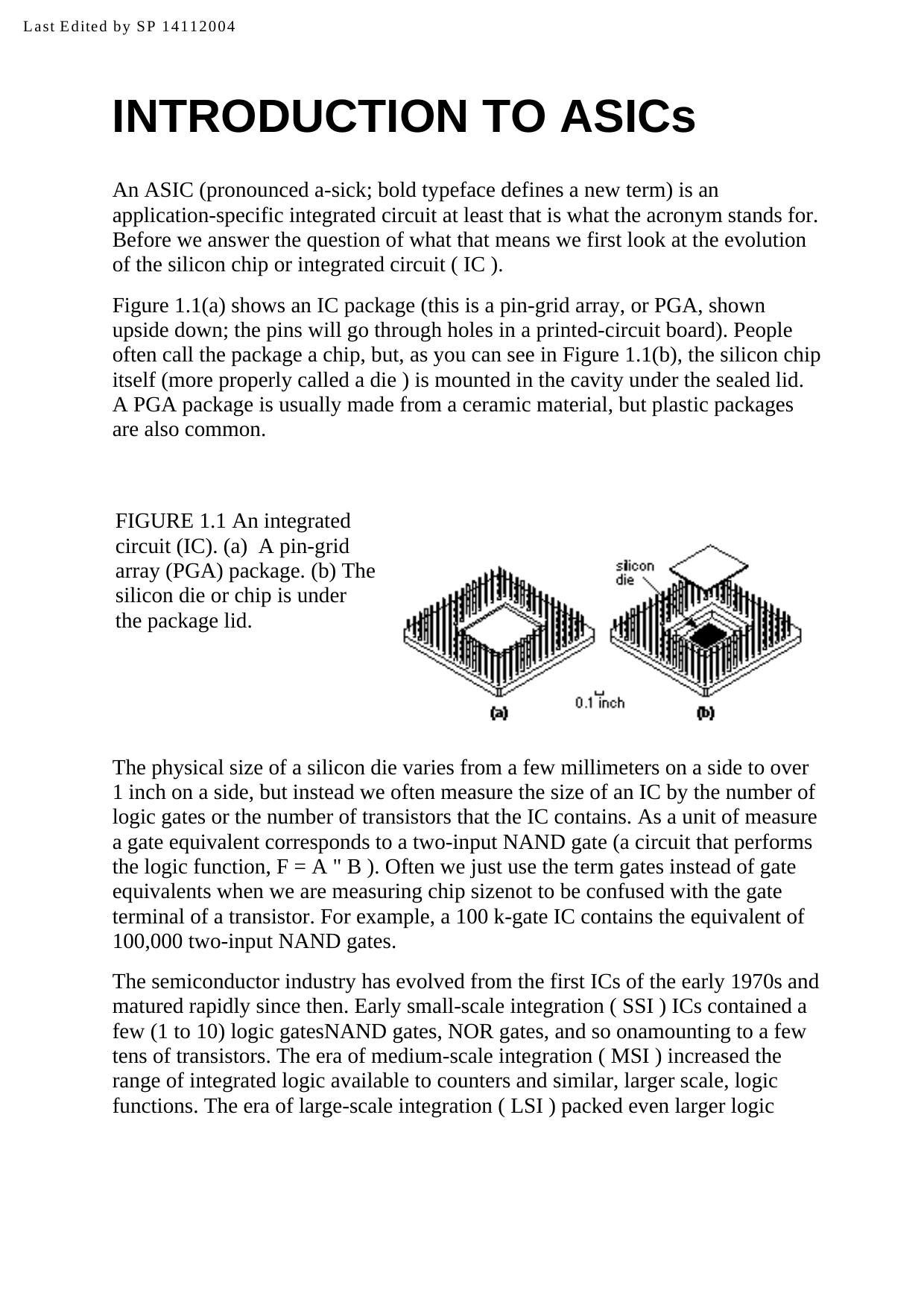 Application-Specific Integrated Circuits by Michael John Sebastian Smith