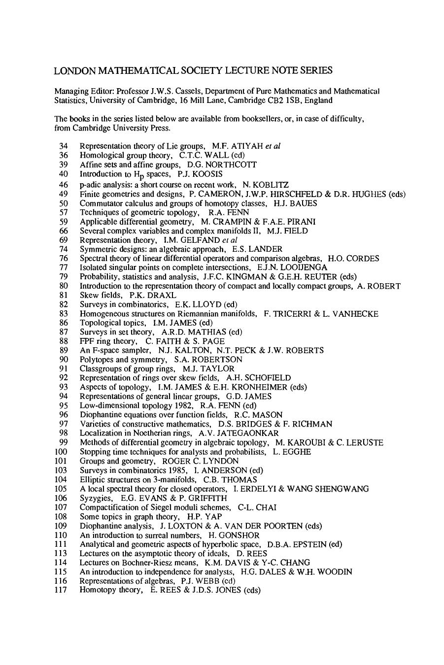 Applications of Categories in Computer Science: Proceedings of the London Mathematical Society Symposium, Durham 1991 by M. P. Fourman P. T. Johnstone A. M. Pitts