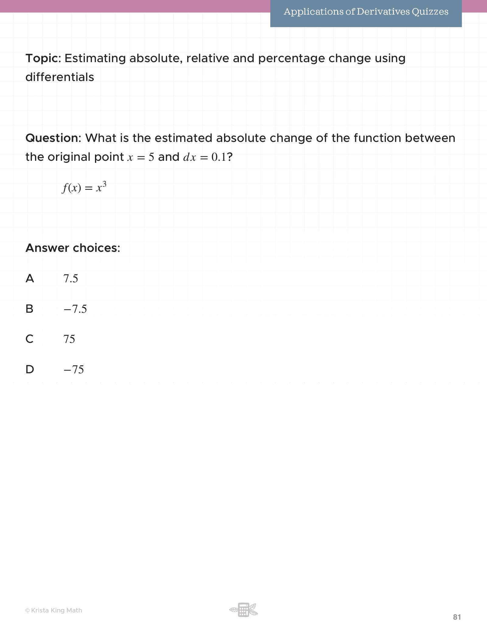 Applications of Derivatives.quizzes.pdf by Unknown
