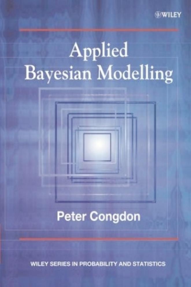Applied Bayesian Modelling by Peter Congdon