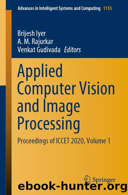 Applied Computer Vision and Image Processing by Unknown