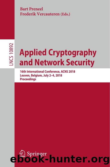 Applied Cryptography and Network Security by unknow