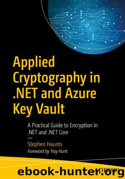Applied Cryptography in .NET and Azure Key Vault by Stephen Haunts