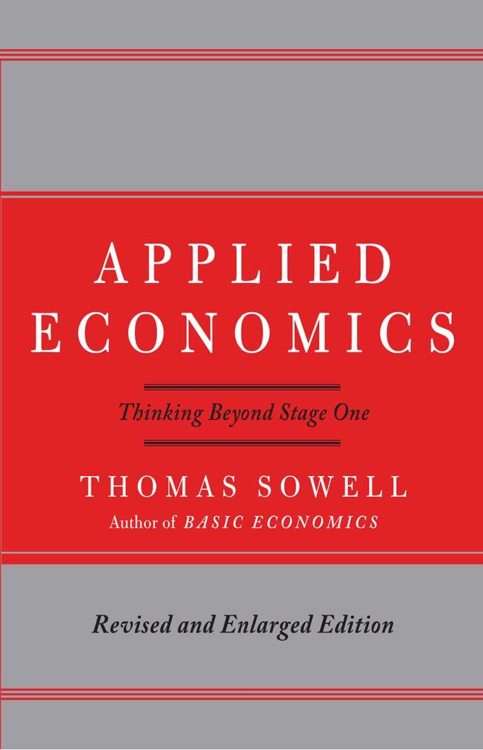 Applied Economics : Thinking Beyond Stage One by Liu