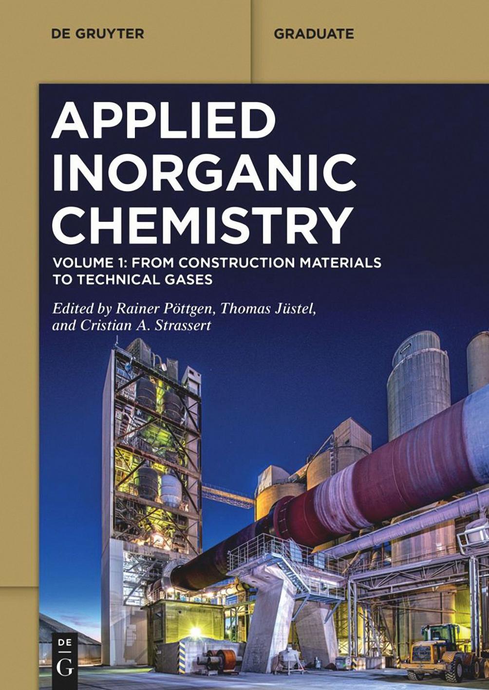 Applied Inorganic Chemistry by Rainer Pöttgen Thomas Jüstel Cristian A. Strassert