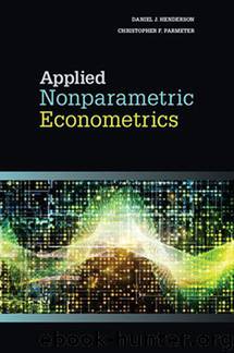 Applied Nonparametric Econometrics by Henderson Daniel J. & Parmeter Christopher F