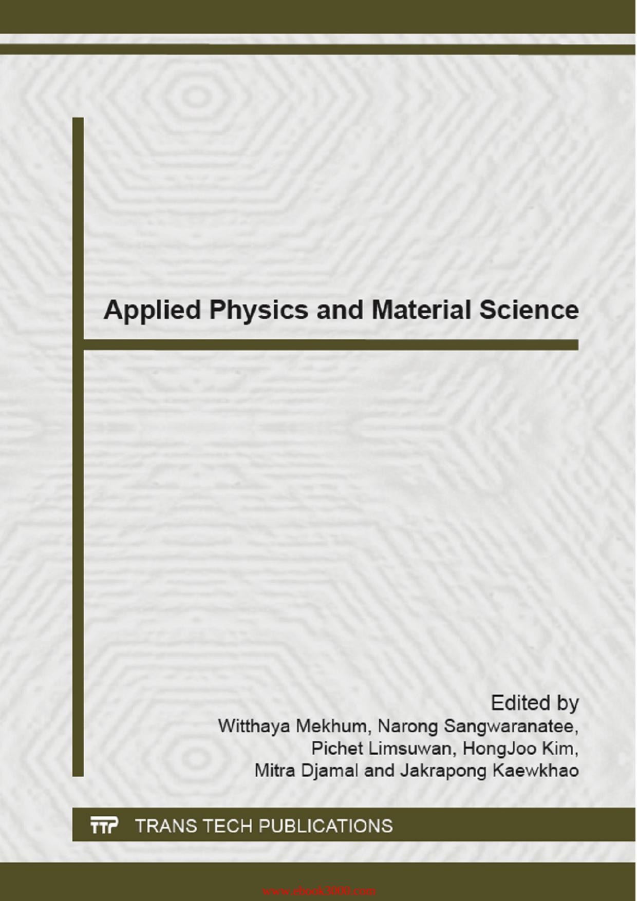 Applied Physics and Material Science by Unknow