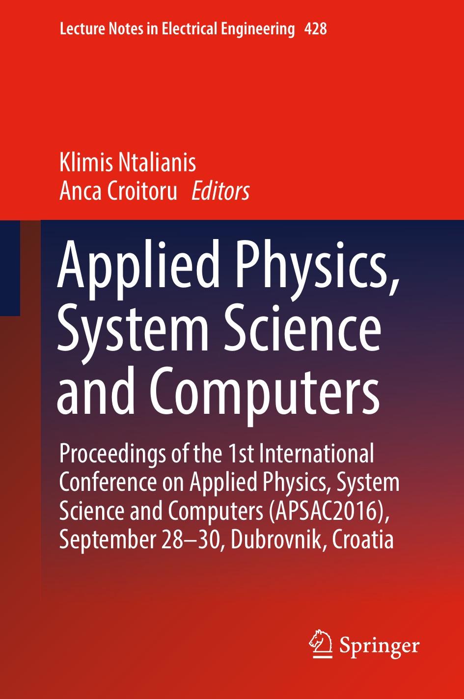Applied Physics, System Science and Computers by Unknow