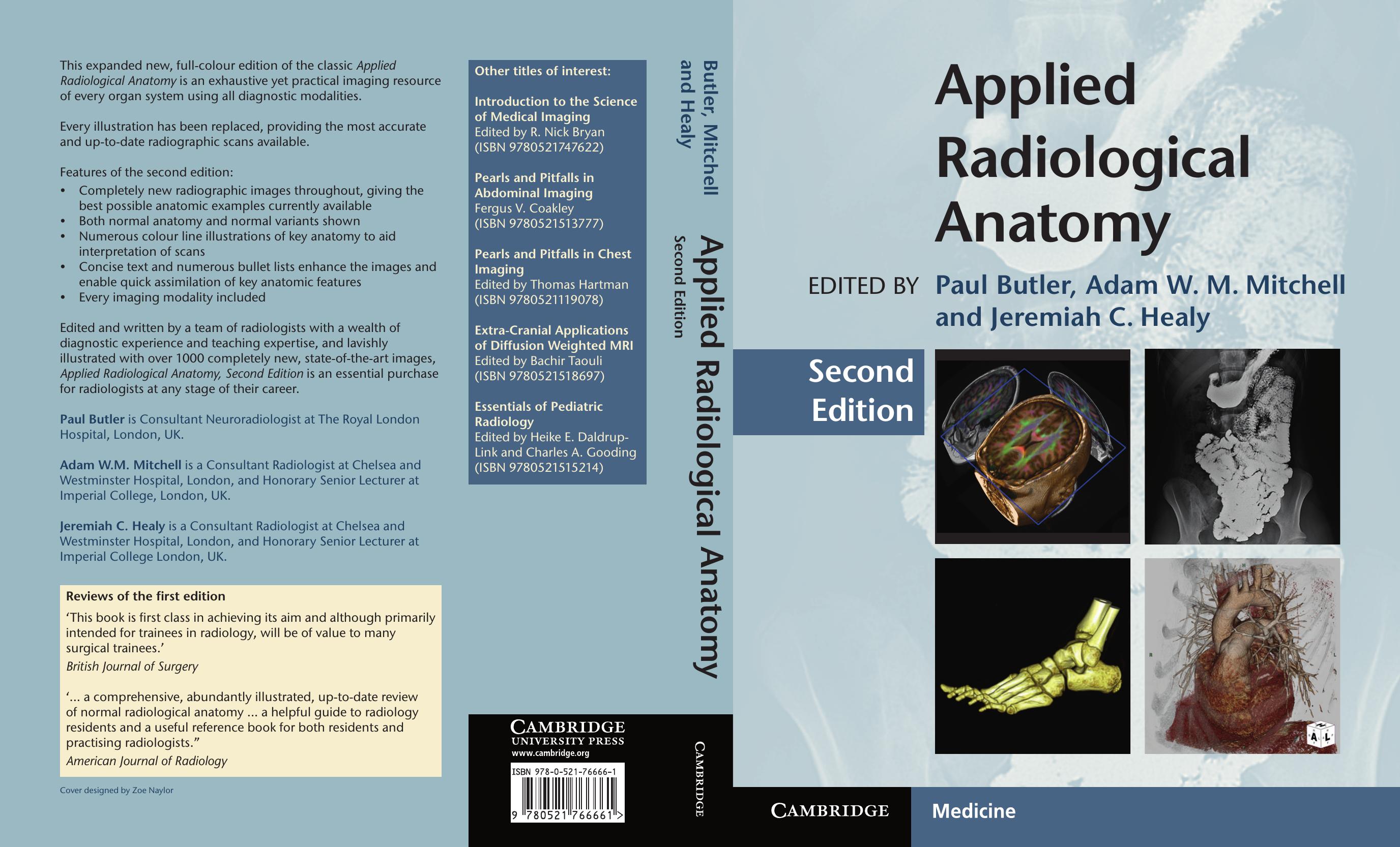 Applied Radiological Anatomy by Paul Butler