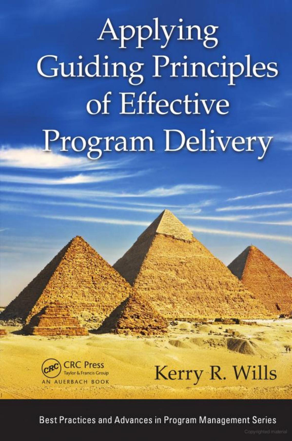 Applying Guiding Principles of Effective Program Delivery (2014) by Unknown