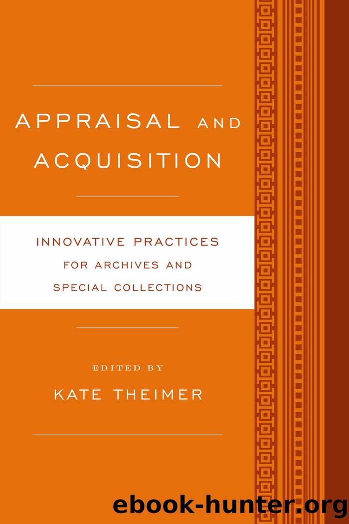 Appraisal and Acquisition by Kate Theimer