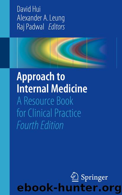 Approach to Internal Medicine by David Hui Alexander A. Leung & Raj Padwal