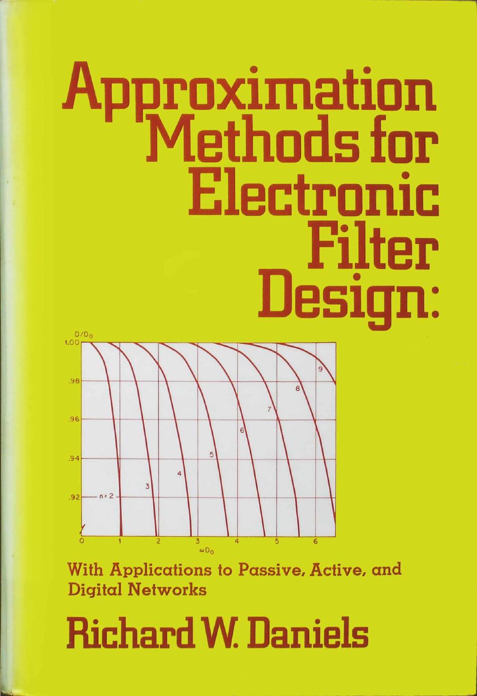 Approximation methods for electronic filter design : with applications to passive, active, and digital networks by Richard W. Daniels