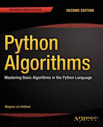 Apress Python Algorithms, Mastering Basic Algorithms in the Python Language 2nd (2014) by unknow