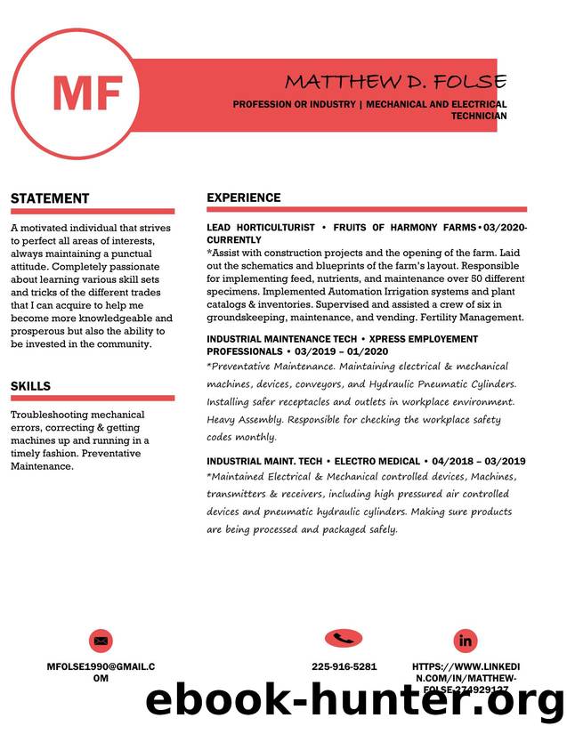 Apt resume by Unknown