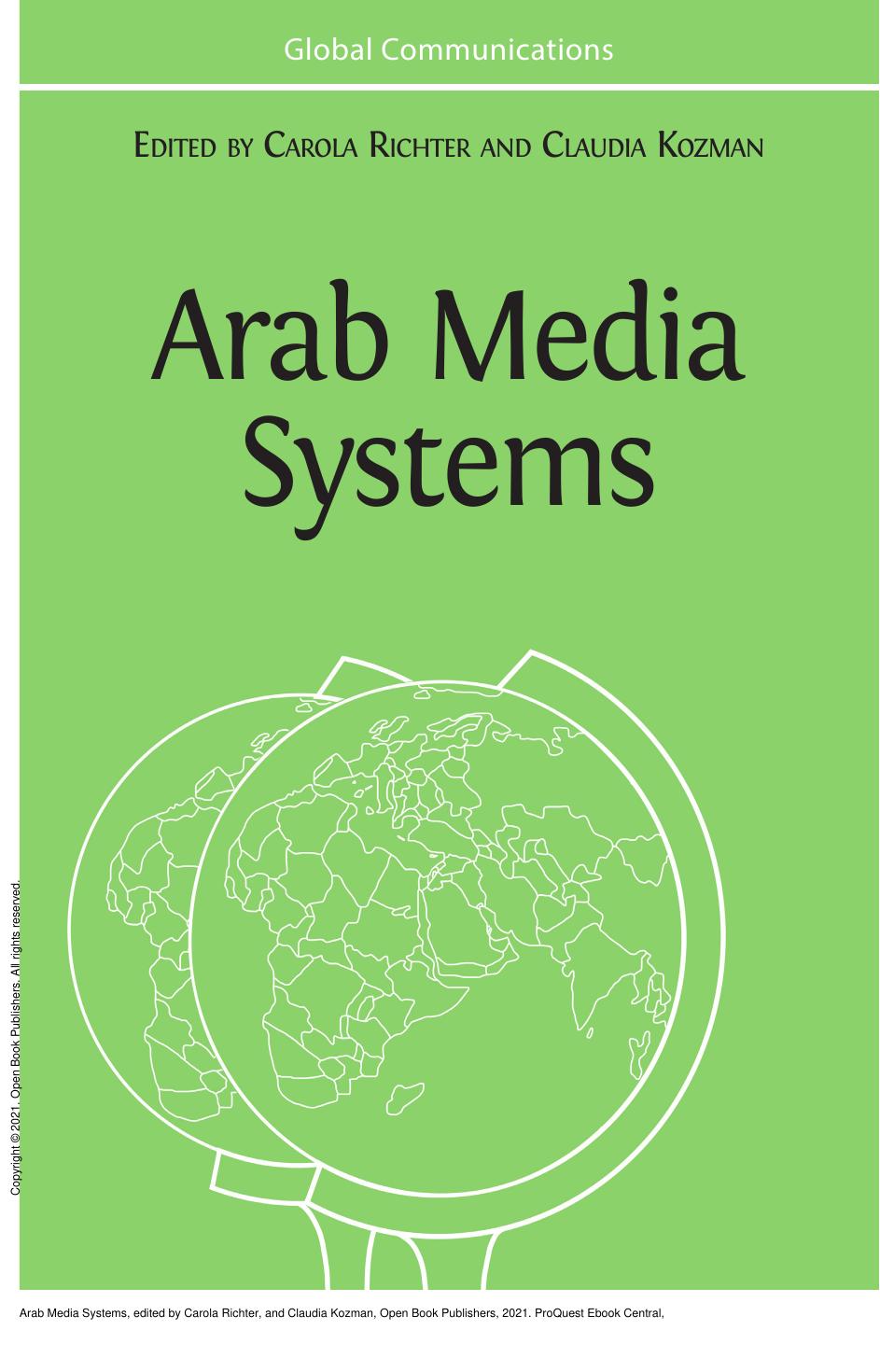 Arab Media Systems by Carola Richter; Claudia Kozman