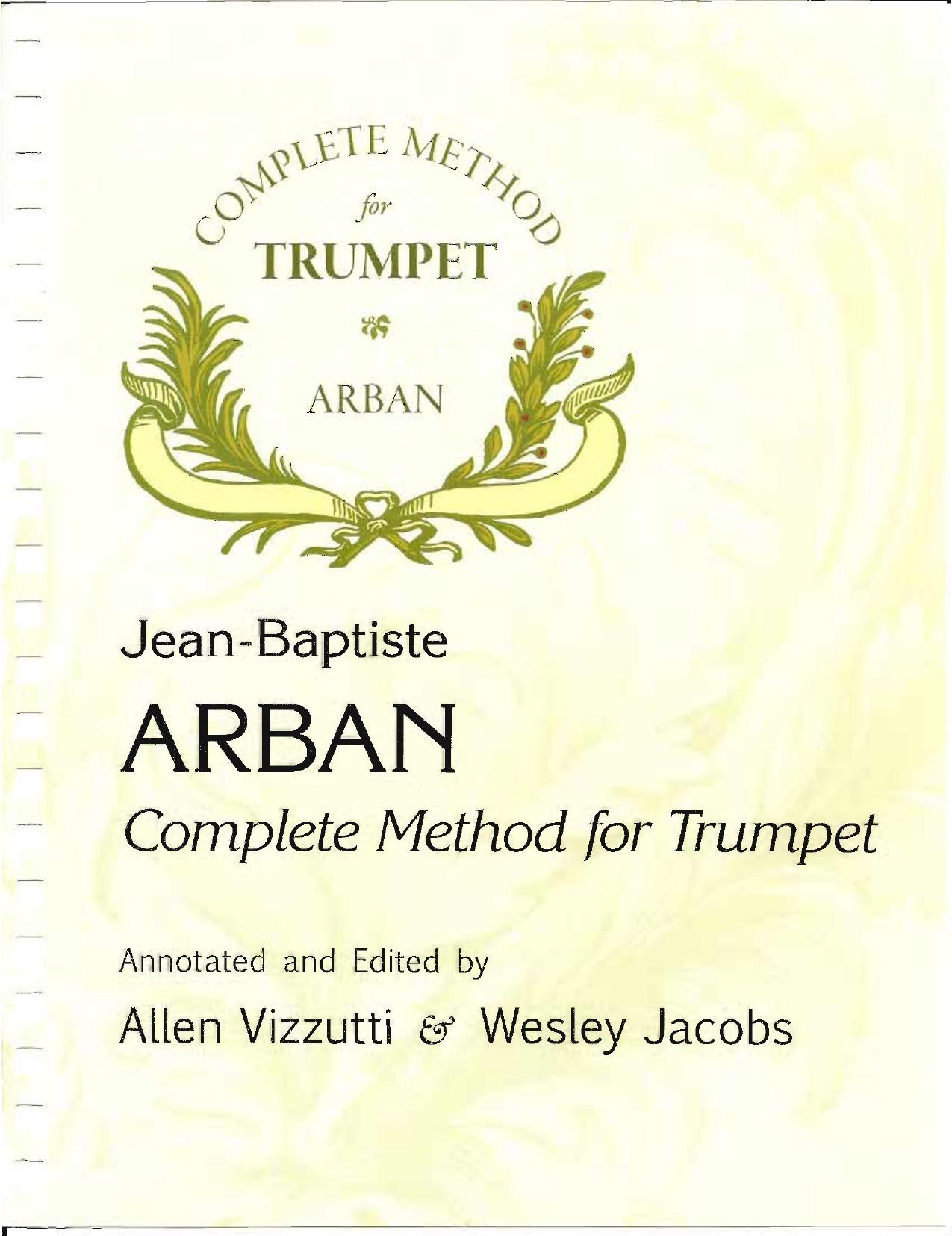 Arban Complete Method for Trumpet by Unknown