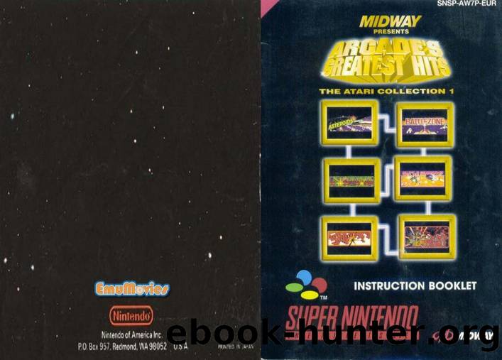 Arcade's Greatest Hits by The Atari Collection 1 (USA)-manual