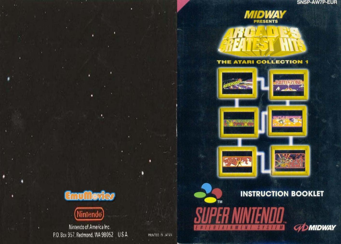 Arcade's Greatest Hits by The Atari Collection 1 (USA)