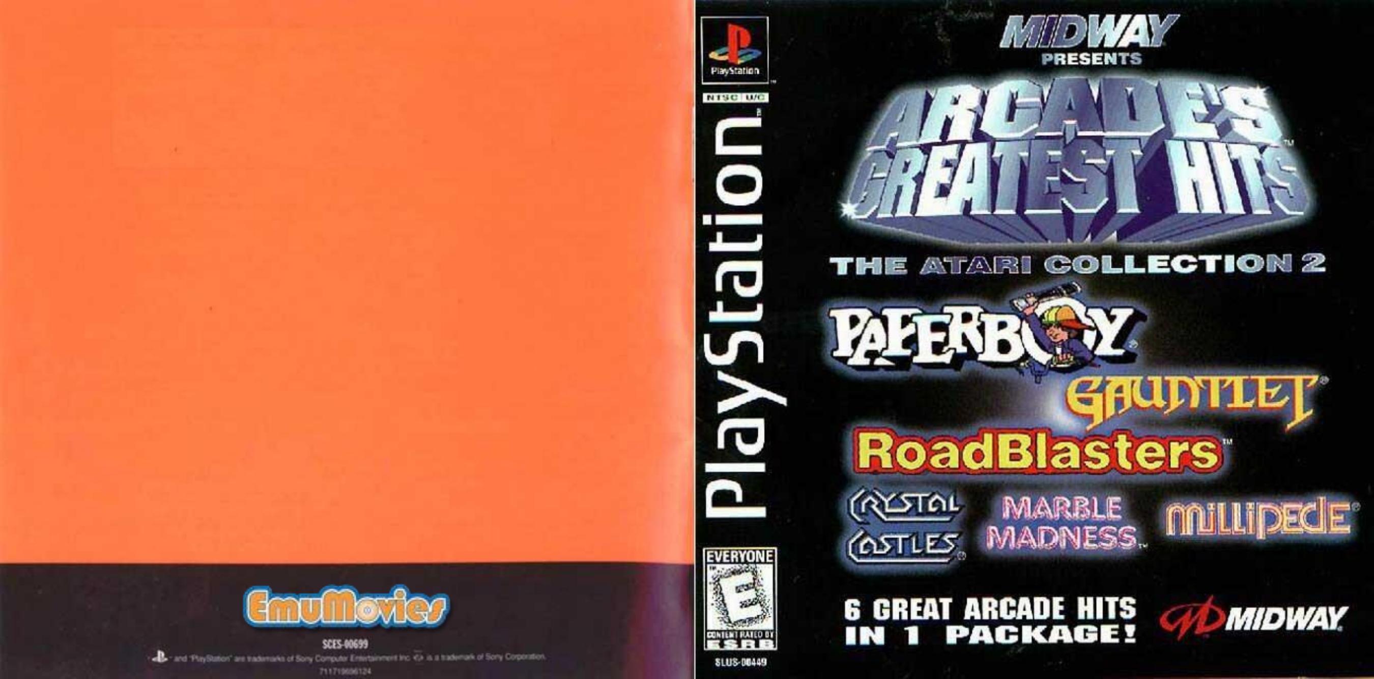 Arcade's Greatest Hits by The Atari Collection 2 (USA)