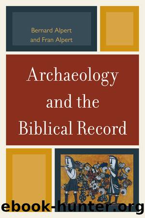 Archaeology and the Biblical Record by Bernard Alpert