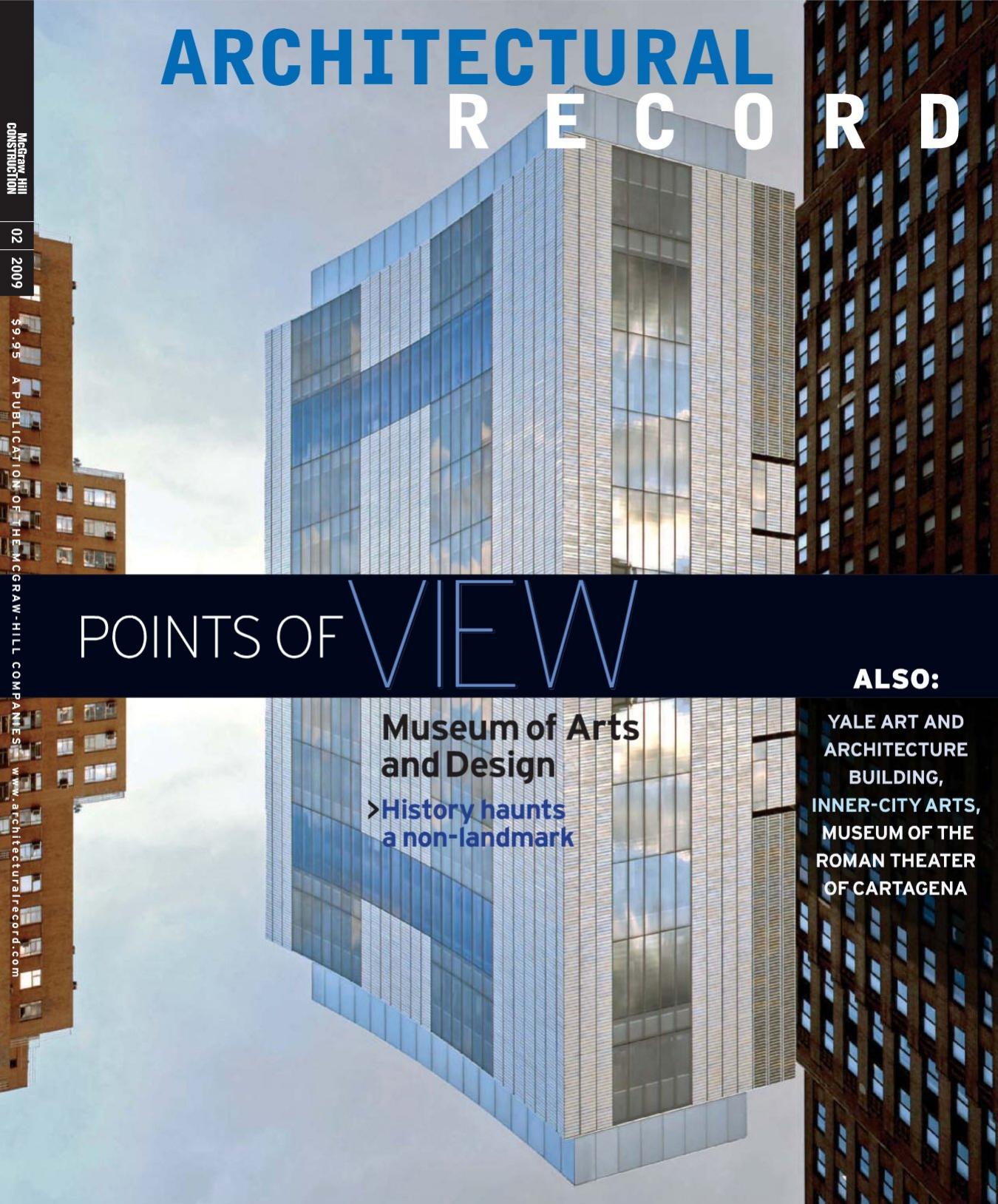 Architectural Record - February 2009 by Architectural Record Magazine