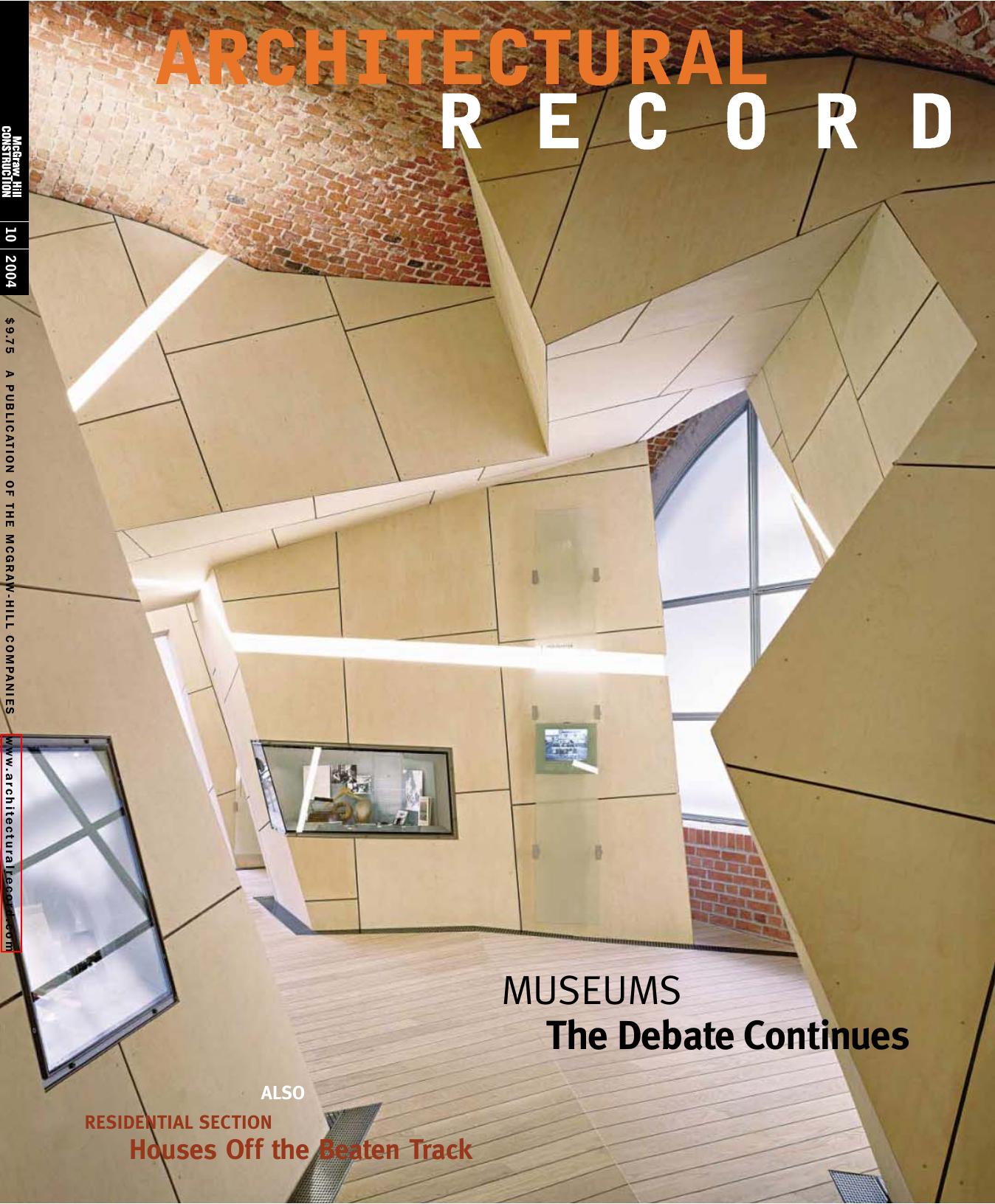 Architectural Record Magazine (2004 No.10) by McGraw-Hill (2004)(PDF) English