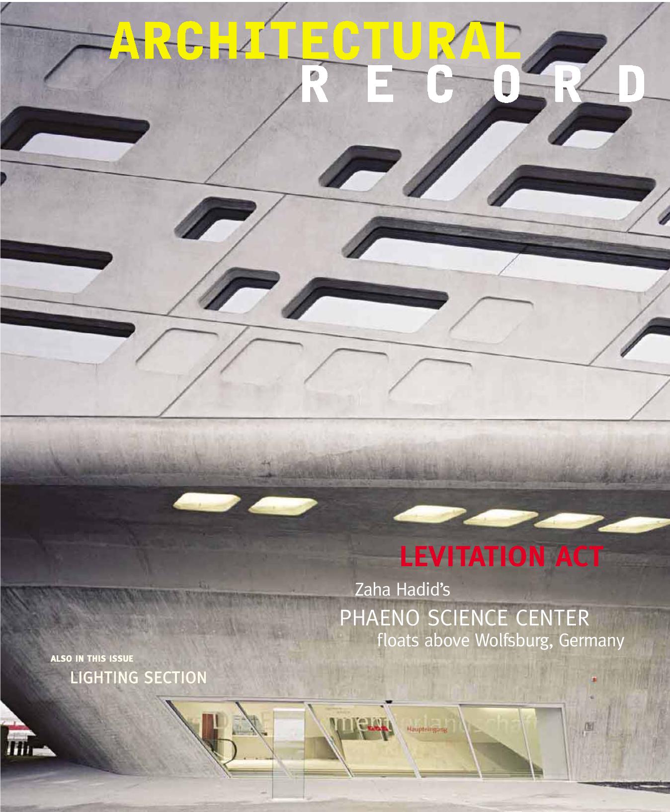 Architectural Record Magazine (2006 No.02) by Test