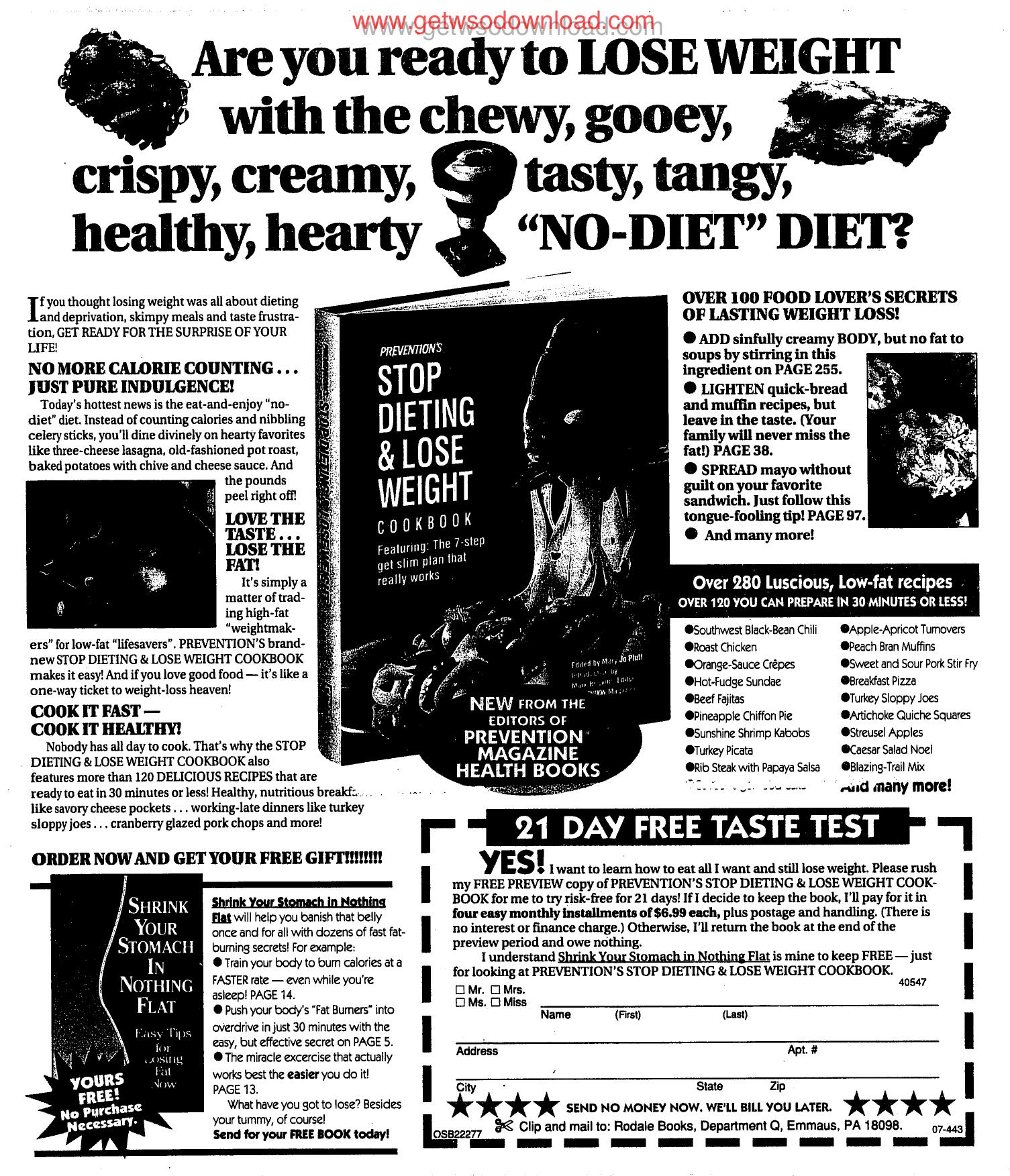 Are you ready to LOSE WEIGHT Rodale by Copyright 2010 Heritage Microfilm Inc. & Newspaperarchive.com