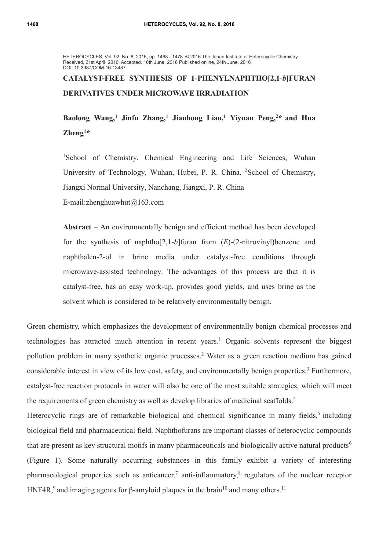 Arenofurans is a kind of heterocyclic aromatic organic compounds,that are ubiquitous in nature a kind of material with aromaticity and easy oxidation decomposition,and that have so by zhangjinfujun