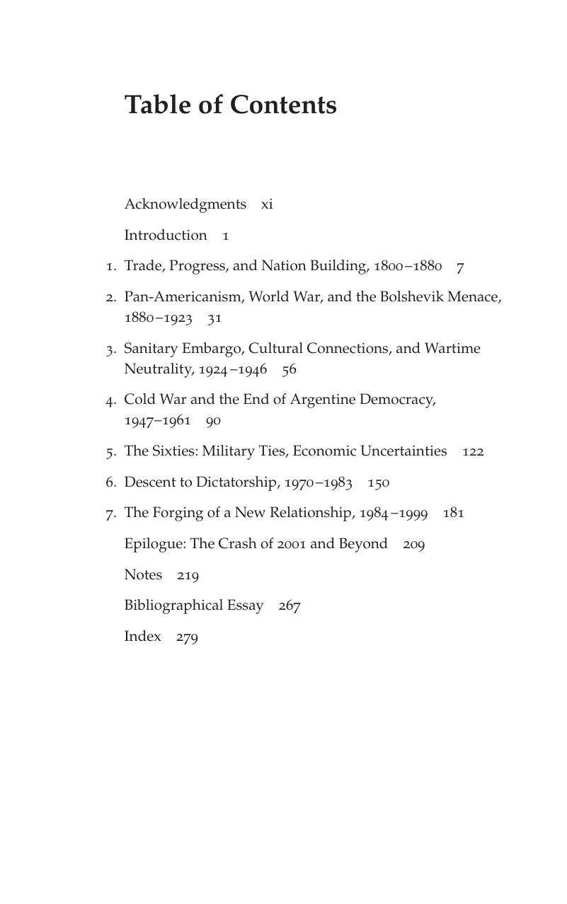 Argentina and the United States: An Alliance Contained by David M. K. Sheinin