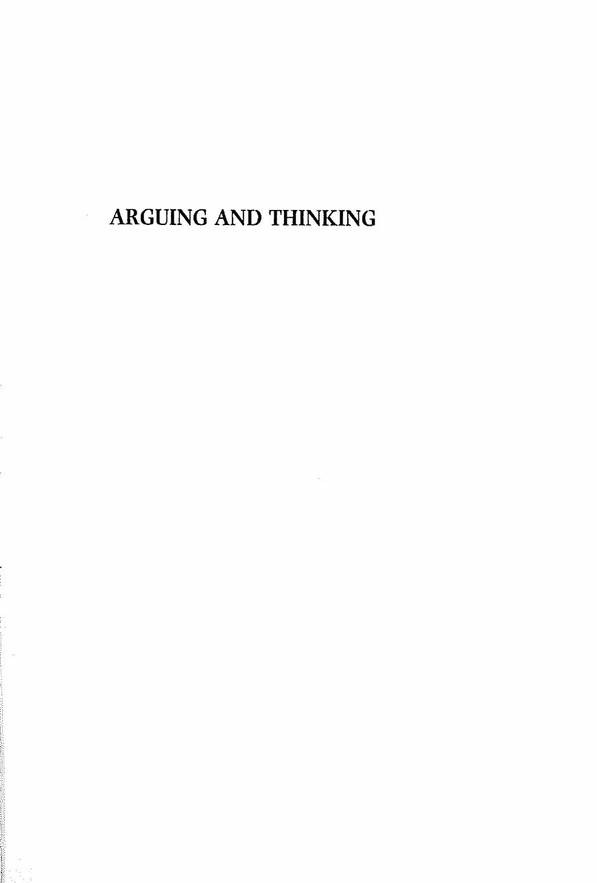 Arguing and thinking: A rhetorical approach to social psychology by Billig Michael